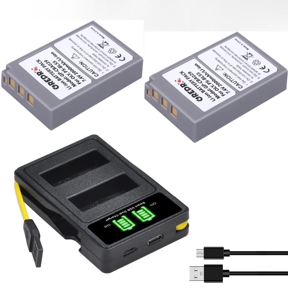 BLS5 BLS50 телефон с USB Type-C для Olympus | Электроника