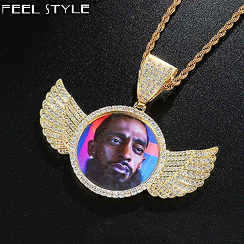 Кулон Medallions в стиле хип-хоп массивное ожерелье и кулон из Кубического циркония со