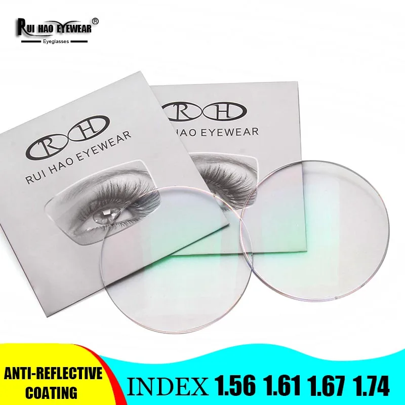 Купи 1.56 1.61 1.67 1.74 Optical Resin lenses HMC Clear Lenses Anti Blue Ray Myopia Eyeglasses Aspherical Photochromic Lens Glasses за 540 рублей в магазине AliExpress