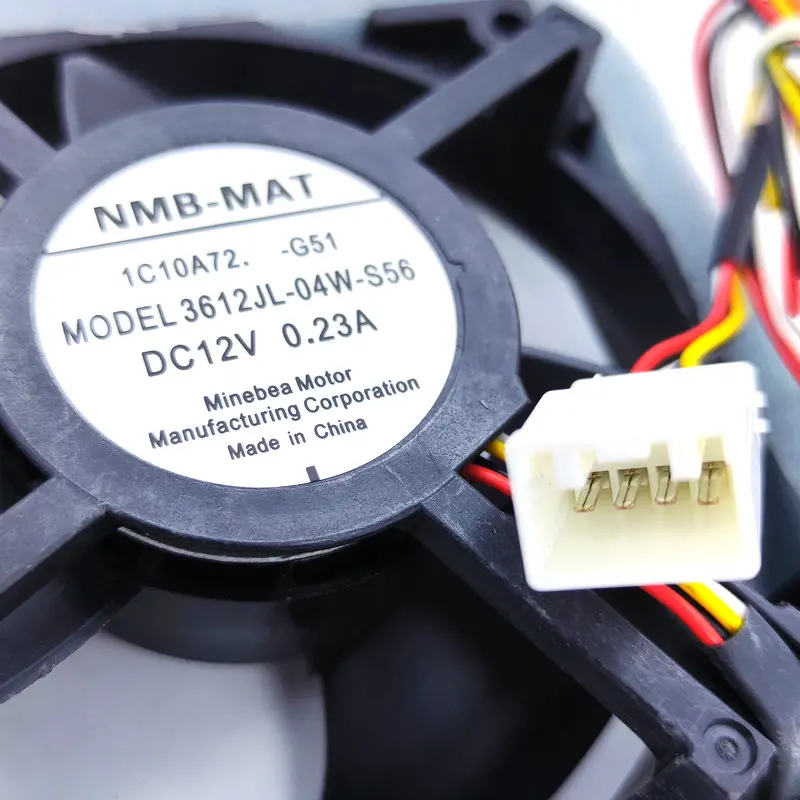 Новый оригинальный NMB 3612JL 04W S56 DC12V 0.23A 9 см для охлаждающего вентилятора