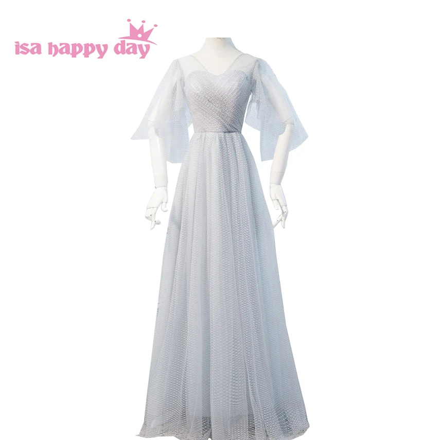 

16 красивых потрясающих приглашений серого цвета, великолепные топы с v-образным вырезом, платье для встречи выпускников, пышные вечерние платья, 2019 Бальные платья, 100 W4305