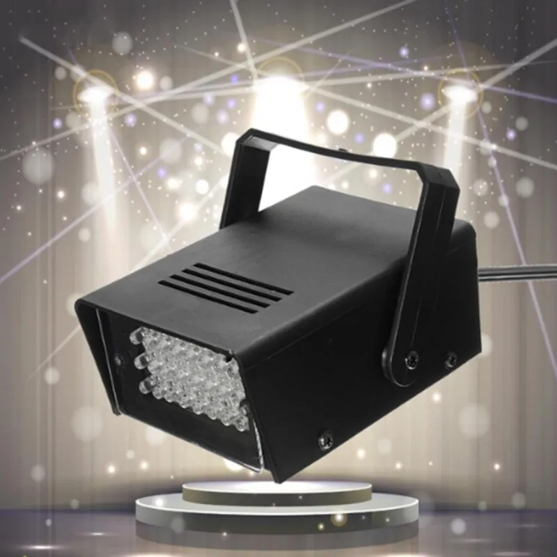 Яркий стробоскоп для диджея 110 В 3 Вт 24 светодиода дискотек вечеринок клубов