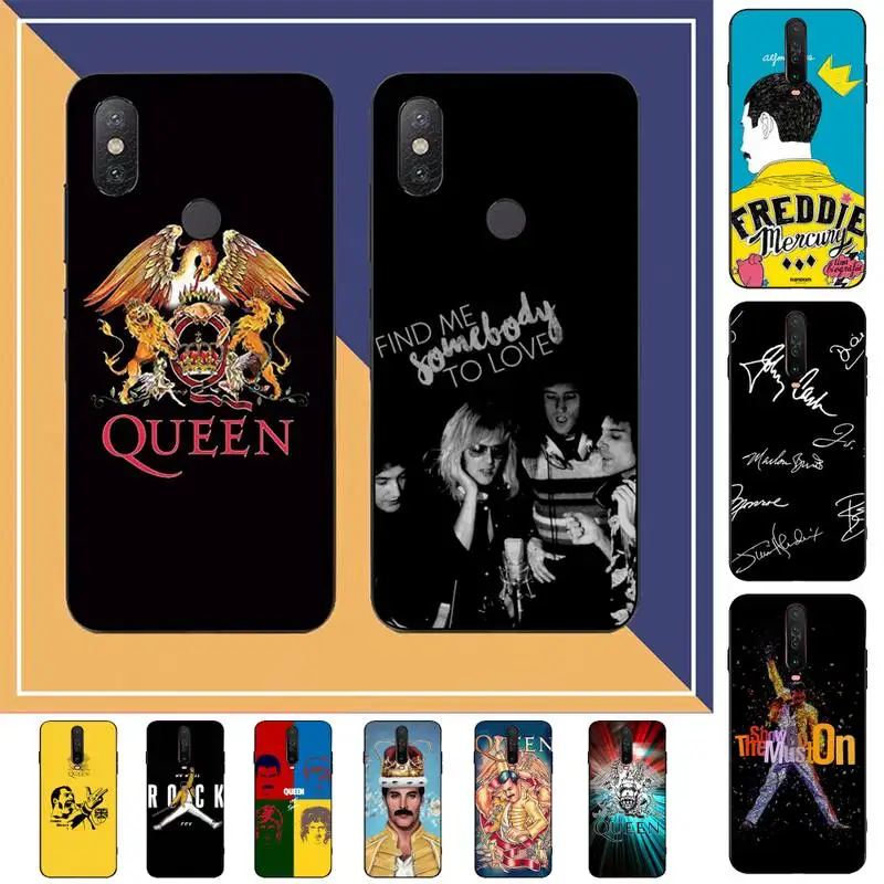 TOPLBPCS Фредди Меркури Queen чехол для телефона накладка RedMi note 7 8 9 6 5 4 X pro 8T 5A|Бамперы| |