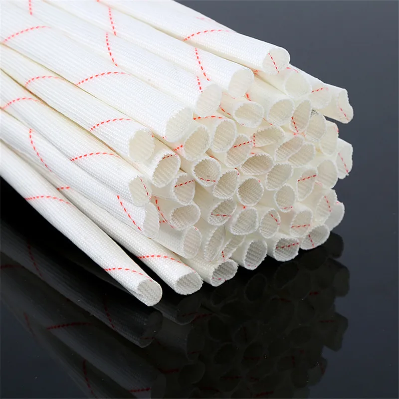 Желтая Вощеная трубка 5 метров 1 мм ~ 10 стекловолоконная оболочка