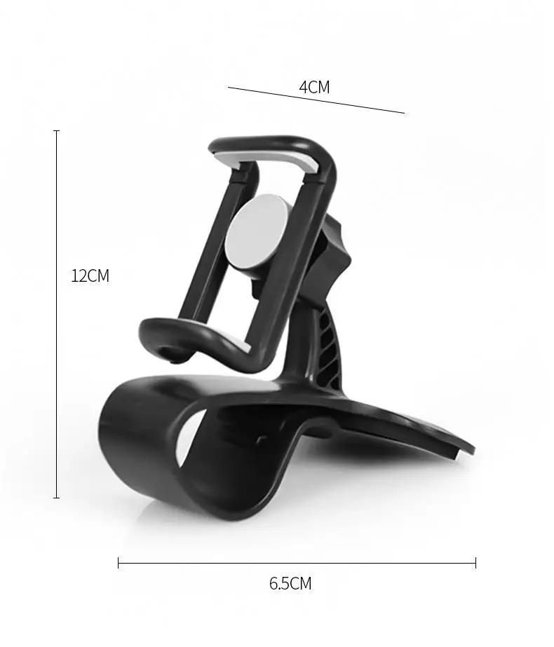 

Car Dashboard Phone Holder Mobile Clip Plastic Stand Air Vent Mount Adjustable 360 Degree Rotation