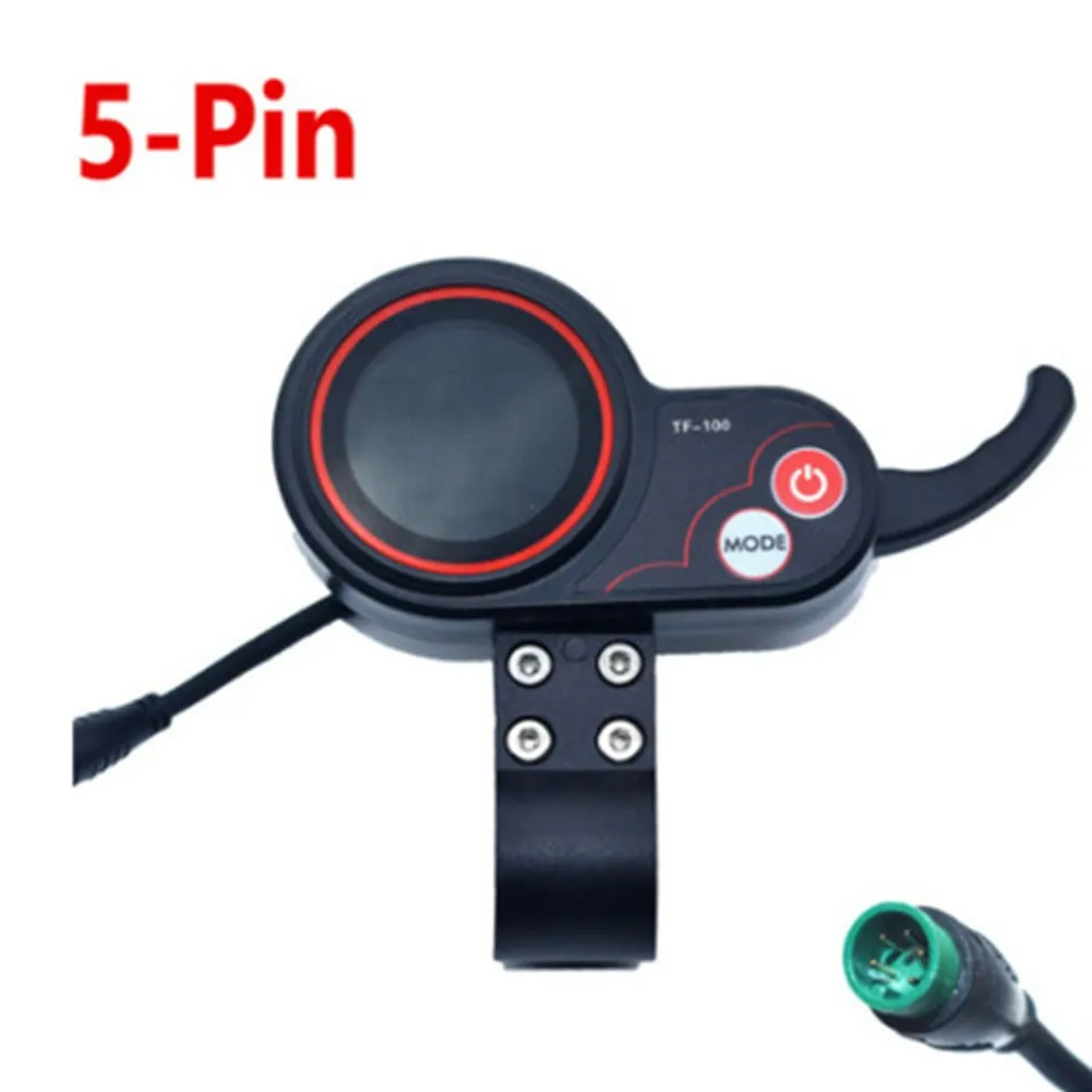 

10Inch Electric Scooter Instrument Display E-Scooter Speed Controller 5 Pins Plastic Dashboard Display Screen For Kugoo M4