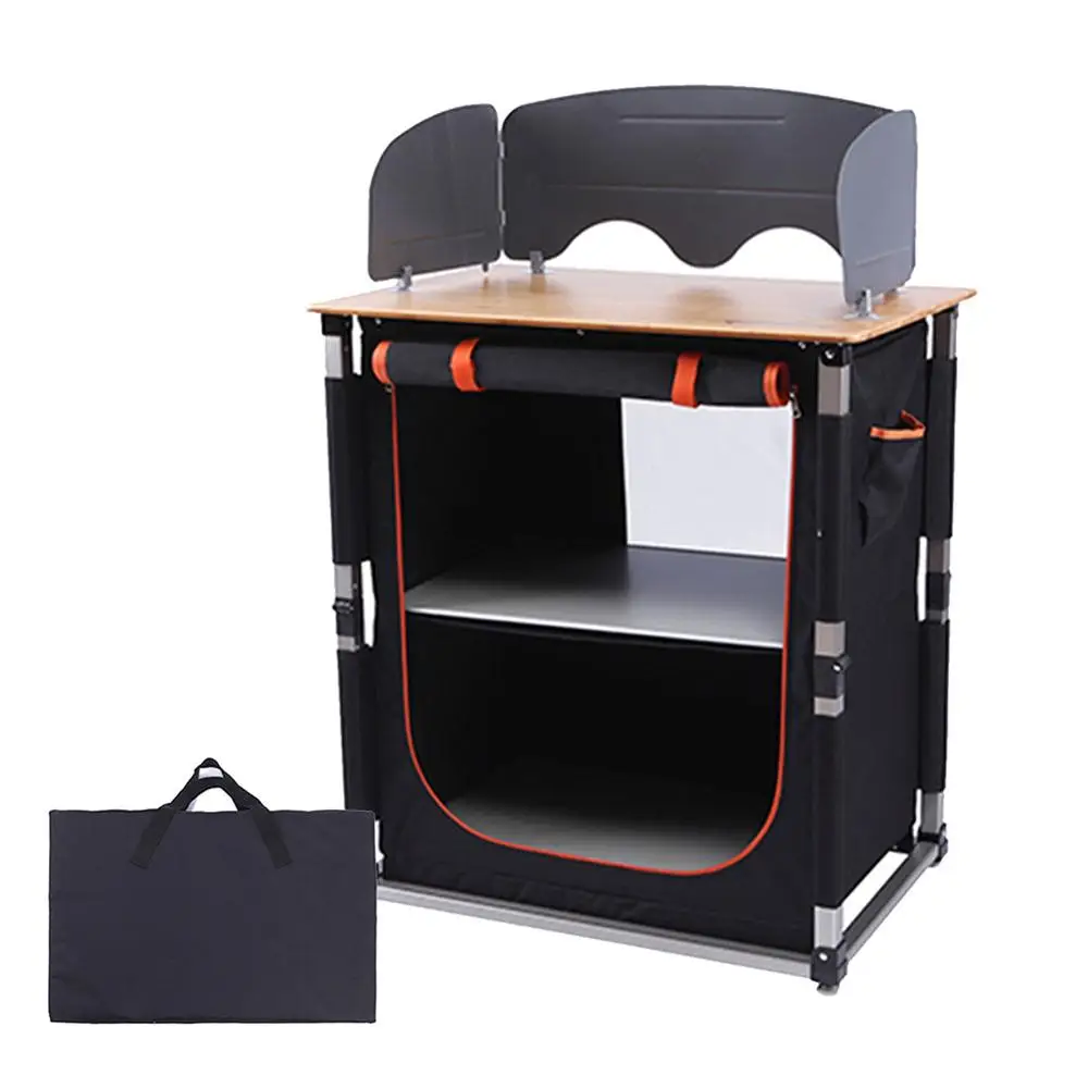 Kingcamp мгновенный Бамбуковый стол для приготовления пищи легкий алюминиевый