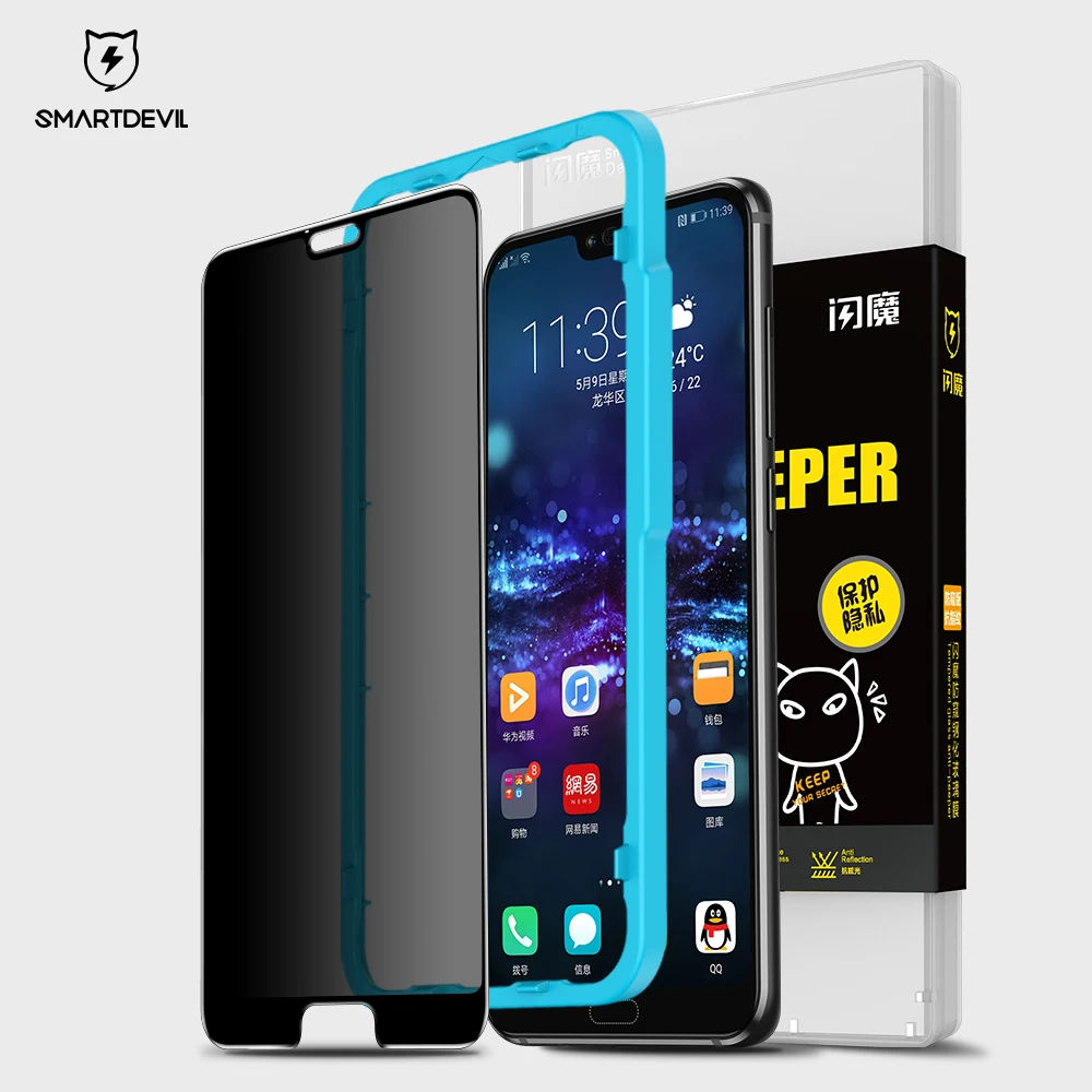 Антибликовая Защитная пленка SmartDevil для Huawei Honor 20 pro закаленное стекло частная