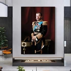 Искусство искусства стены в виде цветка Николая II фотообои для декора гостиной