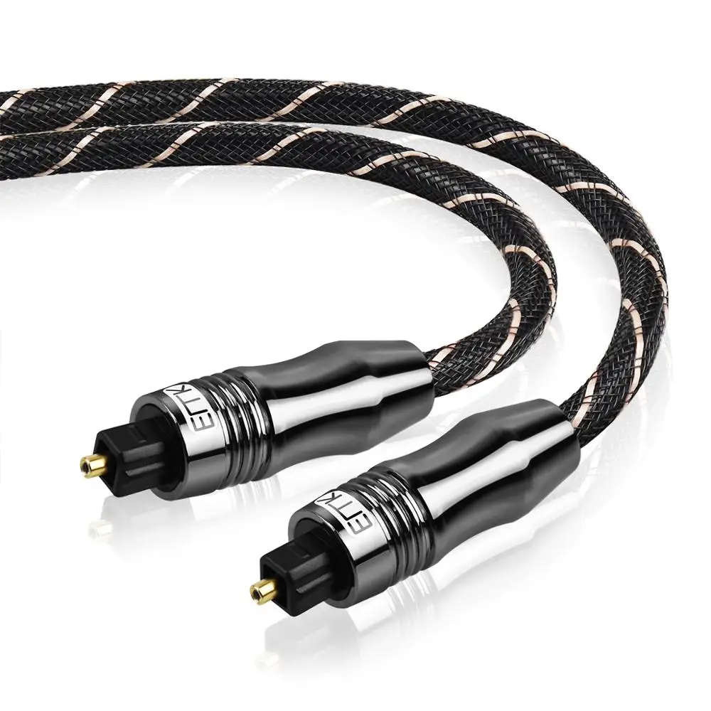 EMK оптический аудио кабель toslink волоконный 1 м 2 3 5 8 10 15 SPDIF усилитель Blu Ray плеер Xbox 360