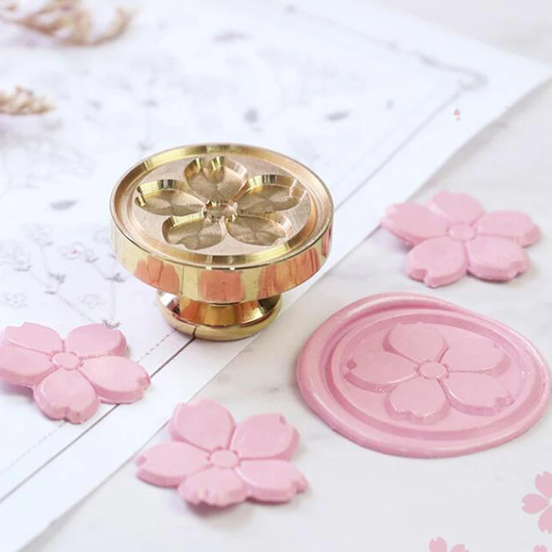 Штамп для восковой печати в стиле ретро сменная Медная головка винтажные