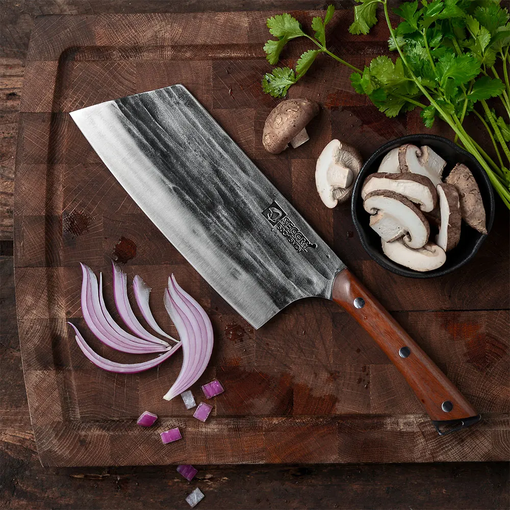 

SECCRY Handmade Forged 5Cr15Mov Steel Kitchen Knives Fruit Knife Chef Knife Cleaver Knife Slicing Knife Cooking Tools Sharp DC05