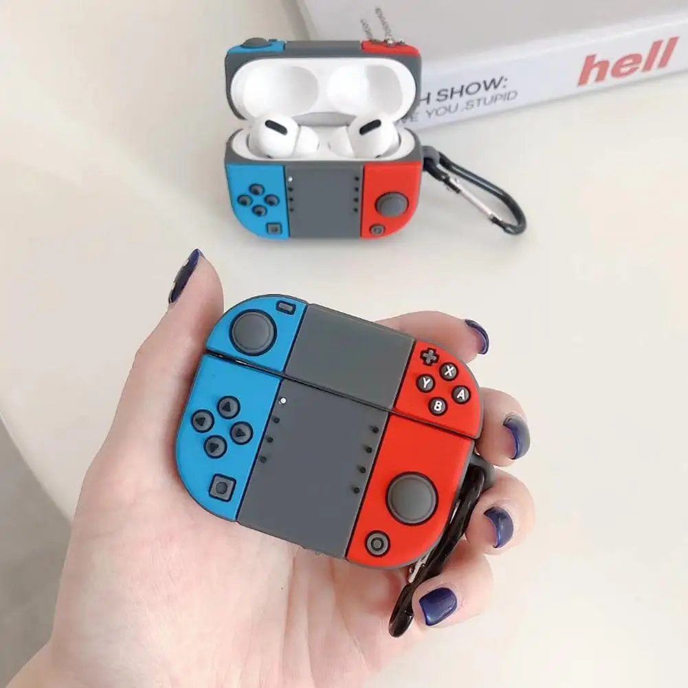 

Забавный силиконовый чехол для наушников Apple Airpods 3/2/1, защитный чехол для наушников Bluetooth Air Pods 1/2/3, чехол для зарядного устройства, кожаные че...