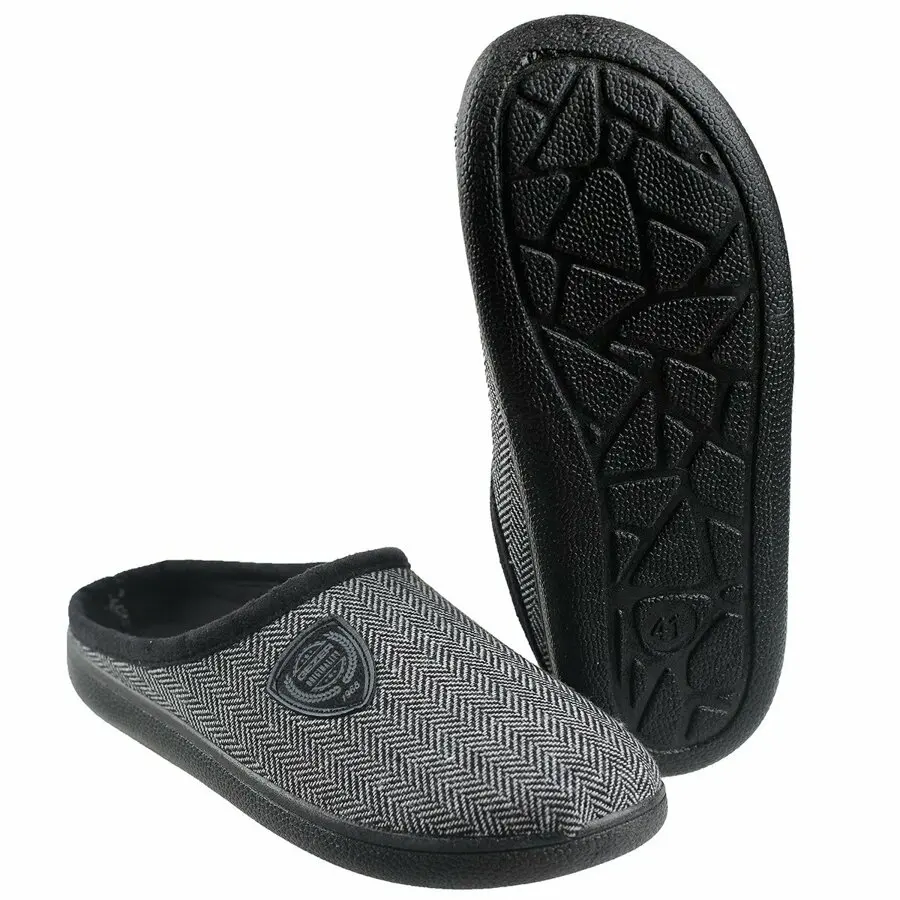 

Gantry 12099 Daily Winter Comfortable Sole Men'S Indoor Slippers Gray