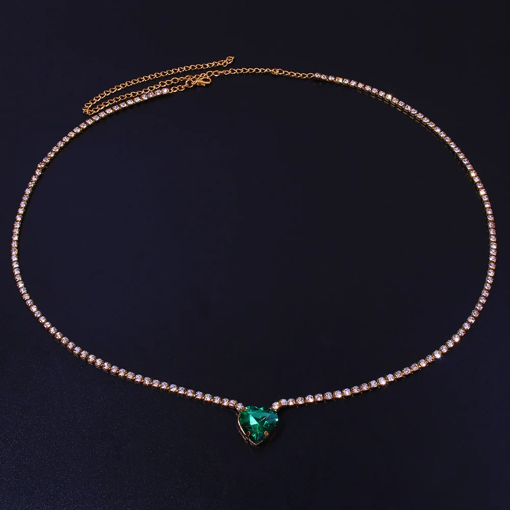 Сексуальные украшения Стразы для тела цепочка на талию в форме сердца женщин