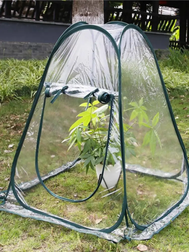 

Уличная мини-теплица, защитная крышка для растений, портативная Крышка для выращивания цветов, дома, сада, сада