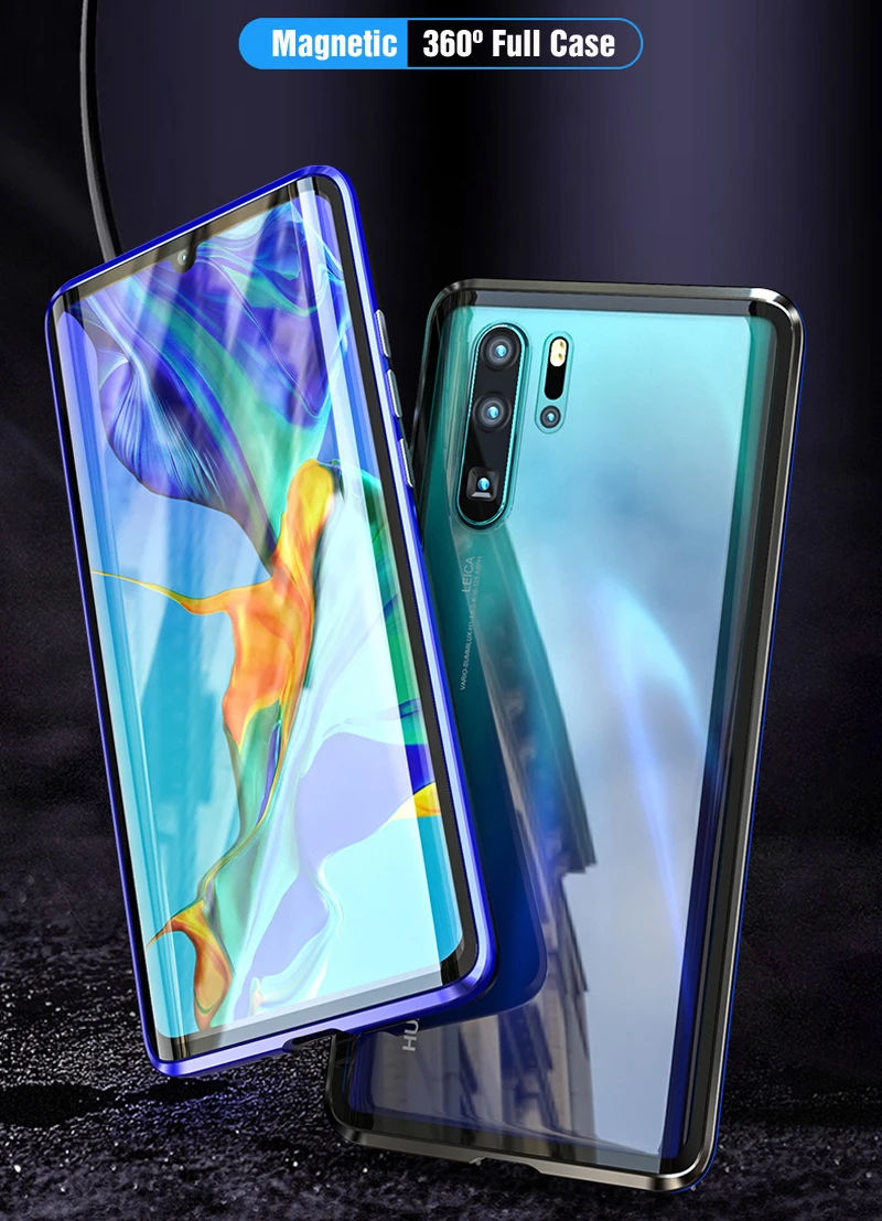 Металлический магнитный чехол для телефона samsung Galaxy S10 E S8 S9 Plus двусторонний стеклянный Магнитный чехол для Galaxy Note 9 8 10 Plus чехол s