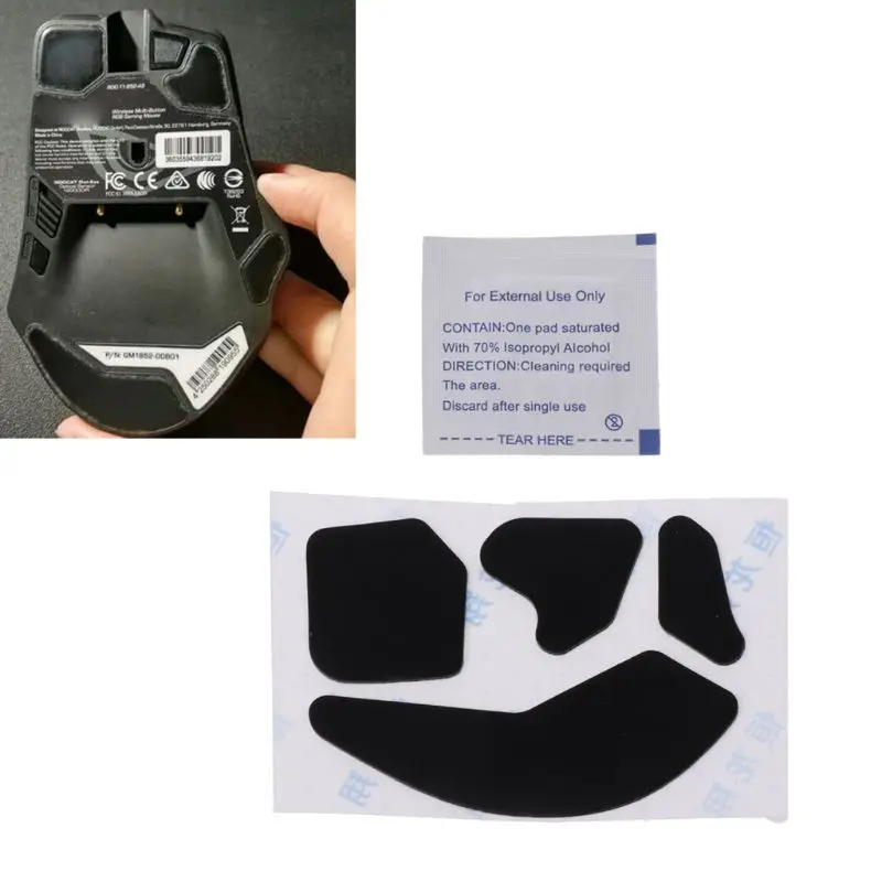 

2 Sets 0.6mm Mouse Skates Sticker Pad for ROCCAT Leadr Wireless RGB Mouse