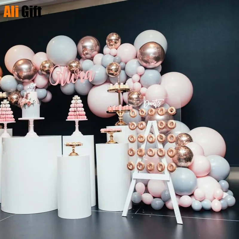 

88pcs Macaron Balloons Garland Arch Rose Gold Confetti Ballon Wedding Birthday Baloon Birthday Party Decor Kids Baby Shower