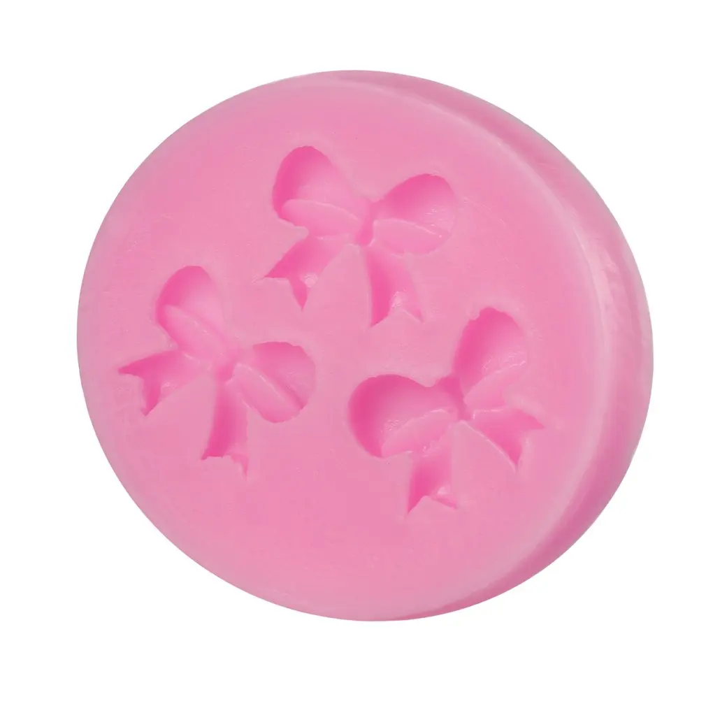 Новая силиконовая форма для тортов с бантиками 3D шоколадных конфет инструменты