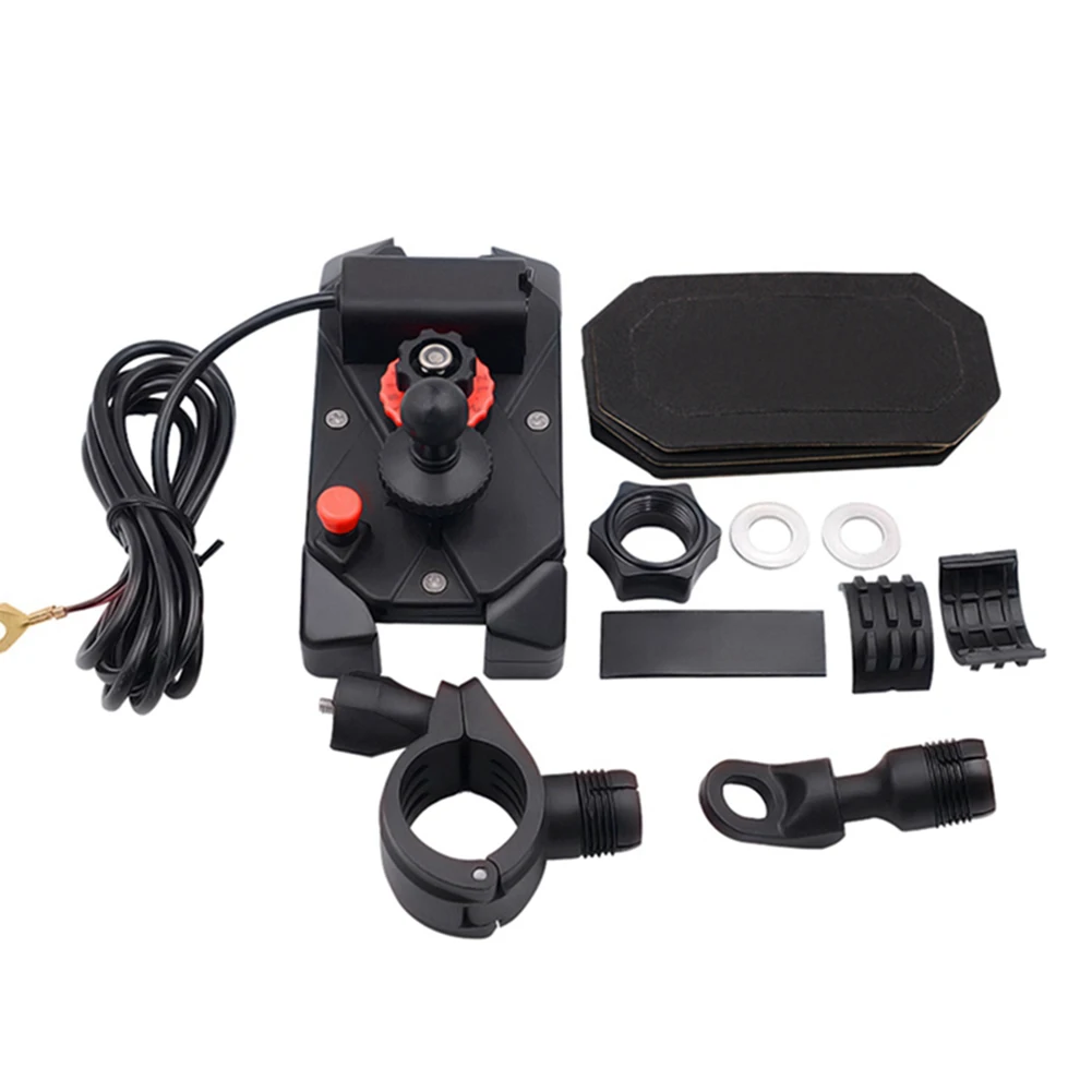 Мотоцикл USB зарядное устройство руль мобильный телефон PGS крепление держатель