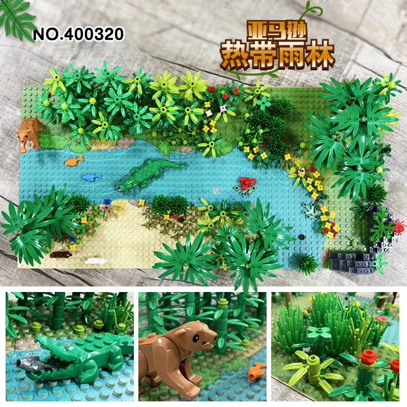 Базовая пластина 32*32 точки Классическая для сборки джунглей цветов деревьев