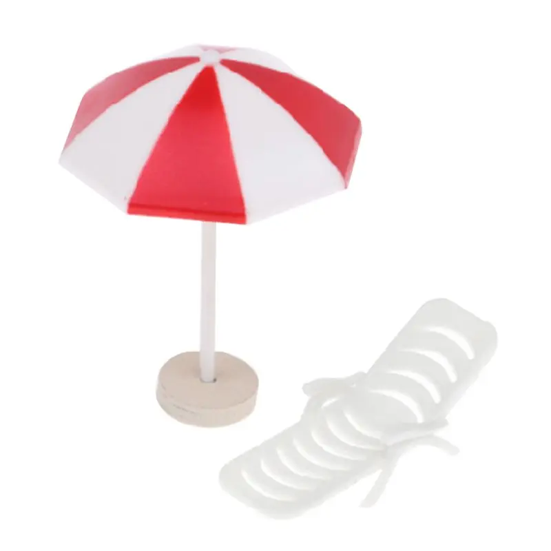 

Пляжный зонт с солнцем, набор ракушек для лодки, миниатюрная сказочная модель 1/12, фигурка для кукольного домика и сада, миниатюрное украшени...