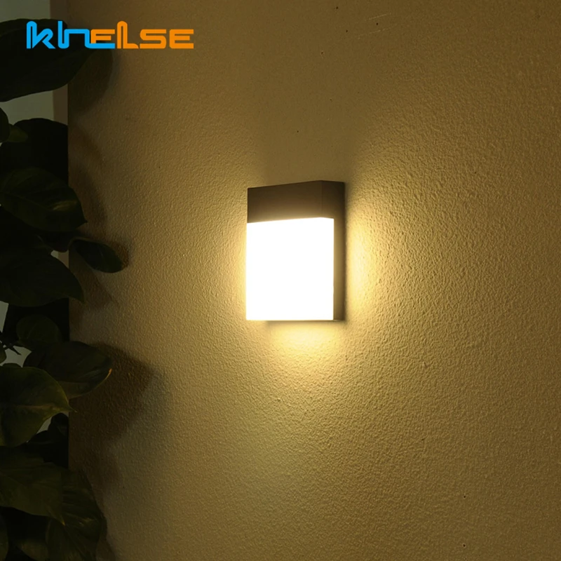 18 Вт открытый современный светодиодный настенный светильник Водонепроницаемый