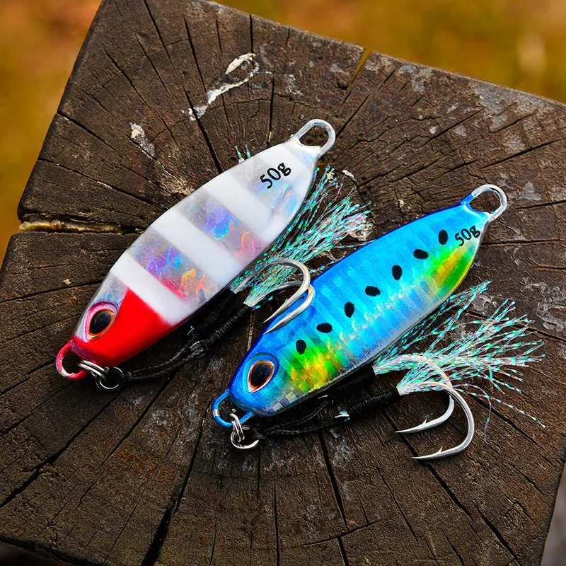 

1 Pcs Metal Cast Jig Spoon 10G15G 20G 30G 40G 50G Shore Casting Jigging Lead Fish Sea Bass Fishing Lure Artificial Bait Tackle