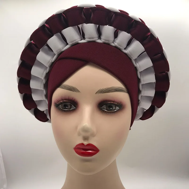 

2022 African Muslim Turban Hat African Hat Muslim Hijab Scarf India African Head Wraps Turbante Mujer86 Fast Free Shipping