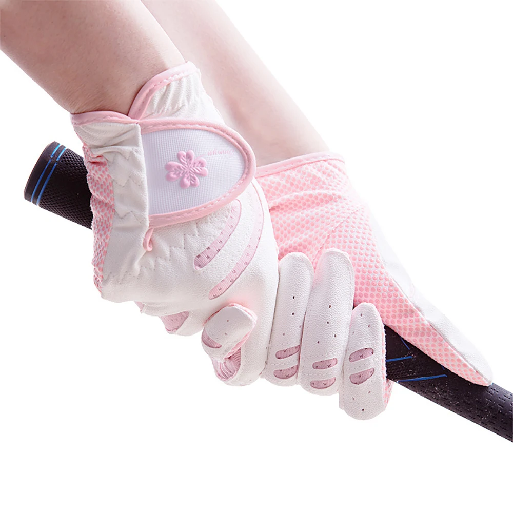 TTYGJ Children’S Golf Gloves Pu Leather Silicone Gloves For Boys And Girls Slip And Breathable