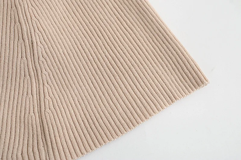 

Sweater Slim bodycon Dress autumn winter new Korean Sweaters sweater loose knitted mini warm dress High Street Pullovers Full