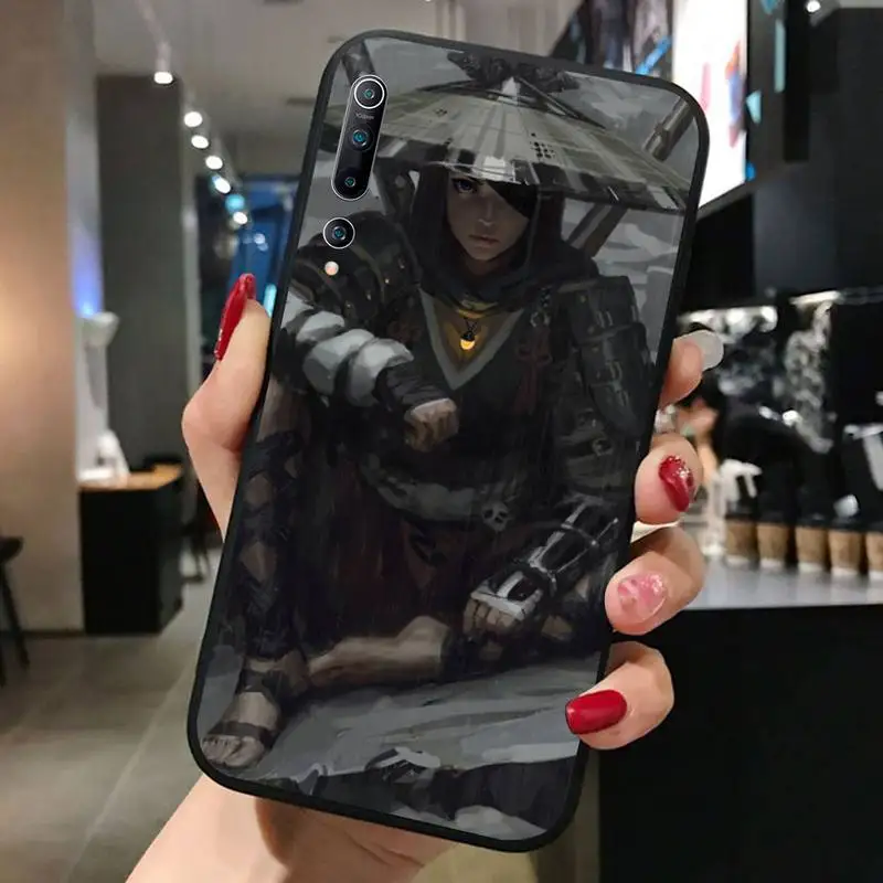 

Samurai girl Phone Case For Redmi 5 6 8 A Pro Note10 8 6 5 A Pro Note 9 ProMax K20 Cover Fundas Coque