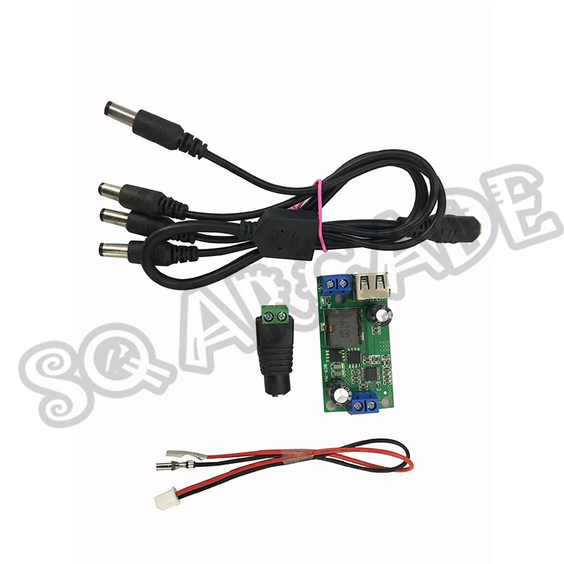 Billig Freies Verschiffen 10 Teile/los 12V Zu 5V Ausgang Für Arcade Spiel Zu Raspberry Pi Conversion Power Kit