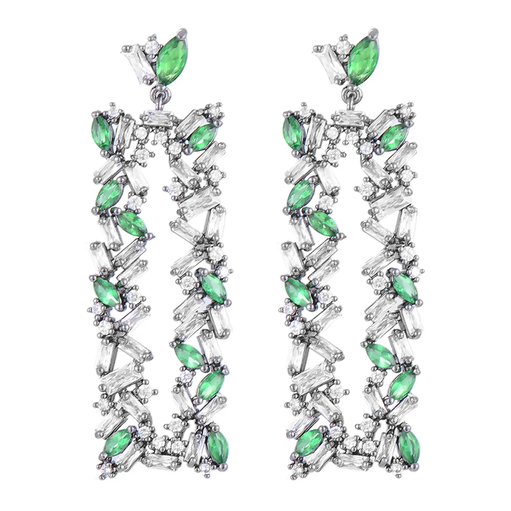

LARRAURI geometry drop Earrings For Women Vintage Long Tassel Dangle Earrings Luxury Maxi big Jewelry Gift