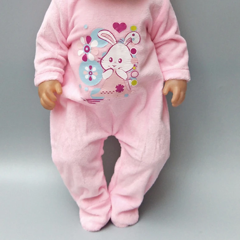 Одежда для кукол 18 дюймов зимний меховой комбинезон 43 см плотный наряд маленьких