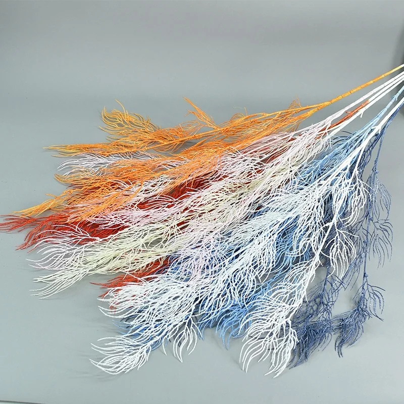 

SimulationdecorationArtificial FlowerPhoenix Tail Grass110cm, Homedecorations,Valentine'sDay Gifts,weddingVaseFlower Arrangement