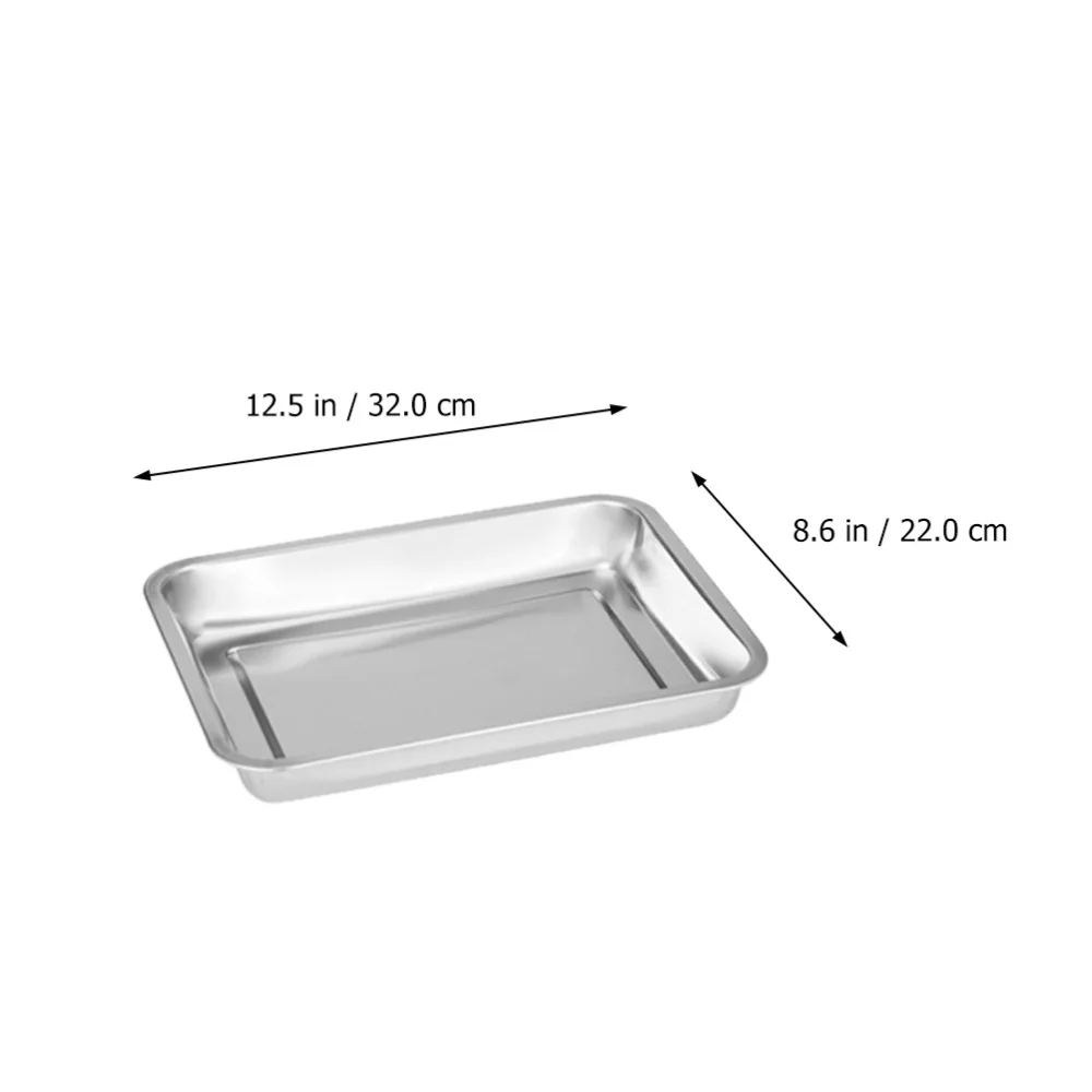 

1 Set 4Pcs Multipurpose Stainless Steel Grating Tray Draining Board (Silver)