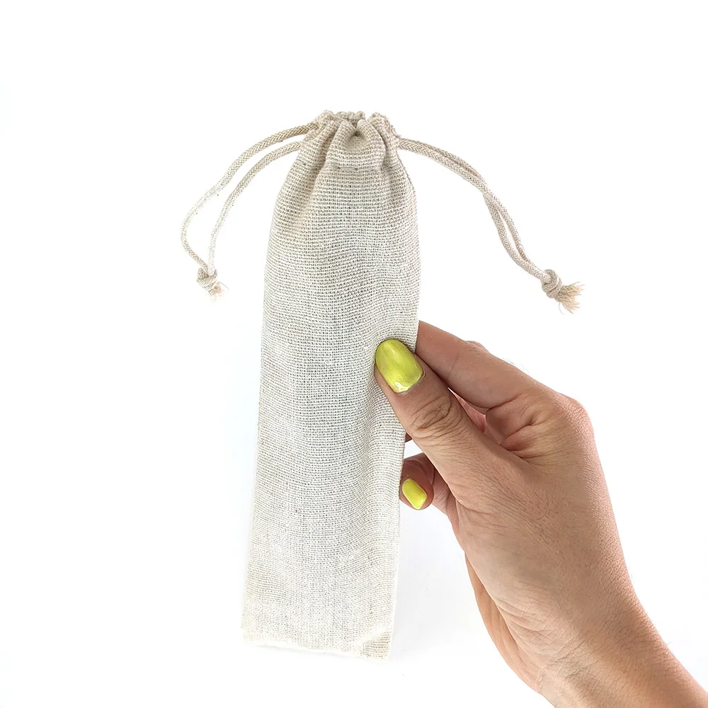 Натуральные органические бамбуковые соломинки Многоразовые Пакеты