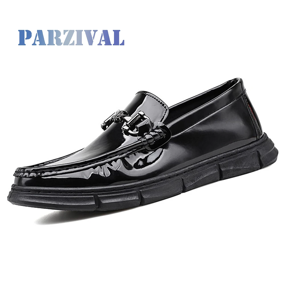 PARZIVAL модная обувь в деловом стиле Мужские туфли из натуральной кожи Туфли