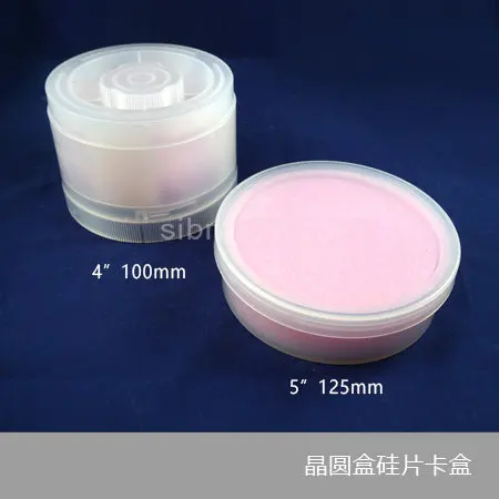 4" 5" 6" 8" Plastic Wafer Box Chip Transfer Cleanroom with Pearl Cotton Pad 4 Pieces | Инструменты