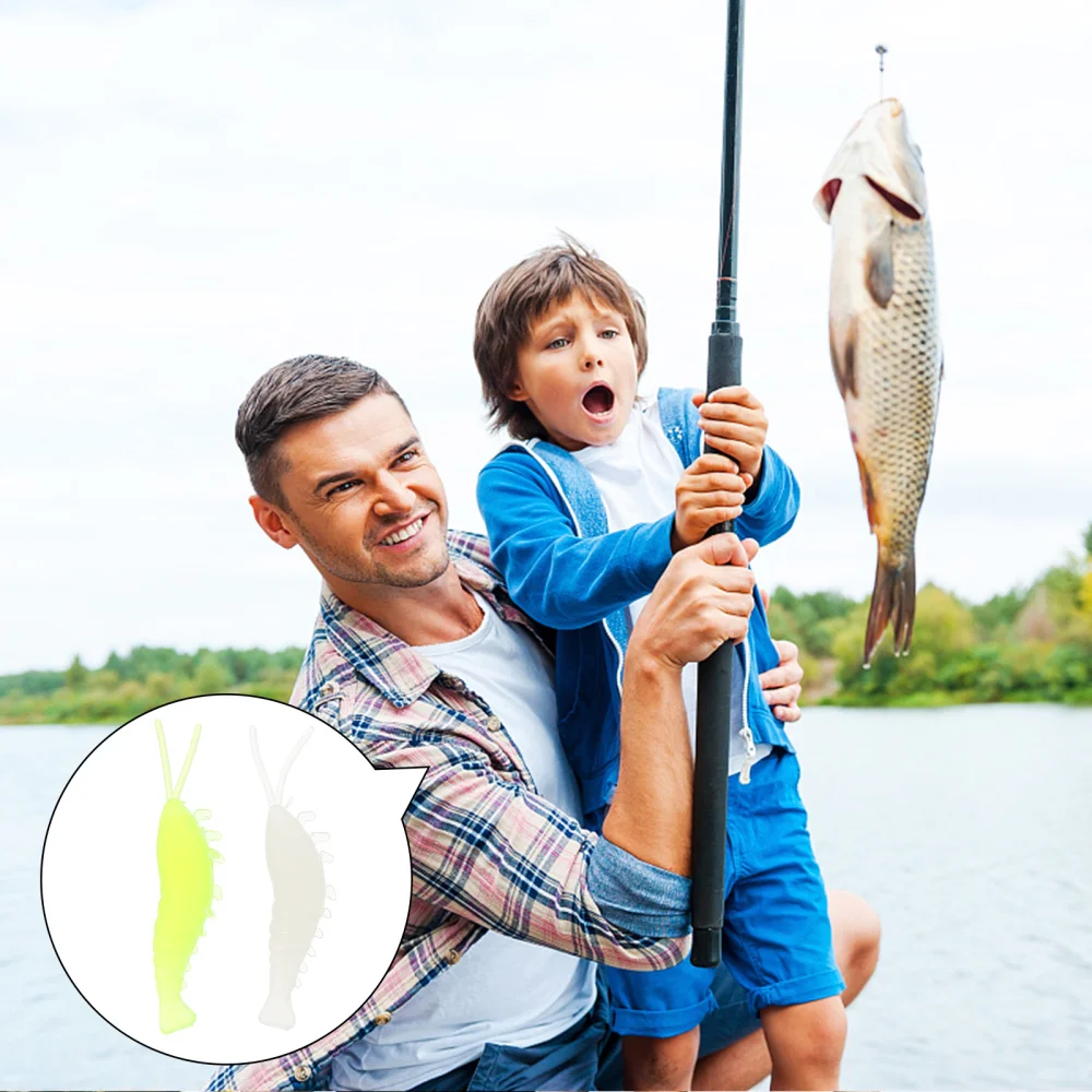 2 Bags of Simulated Fishing Baits Artificial Bait Fake Lures Bionic | Спорт и развлечения
