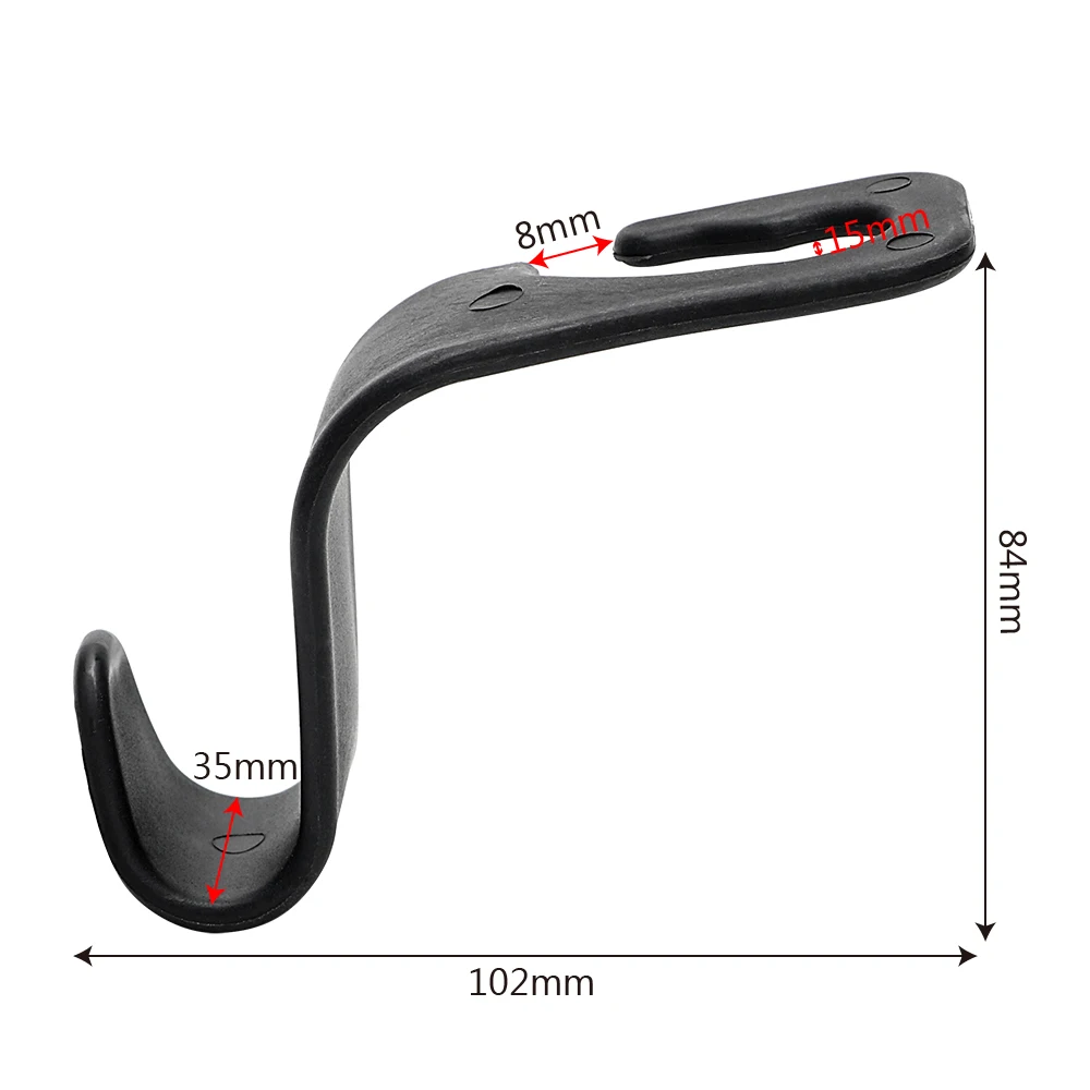 

4Pcs/set Universal Seat Back Hooks Auto Fastener Clip Car Clips Car-styling Stowing Tidying Headrest Mount Storage