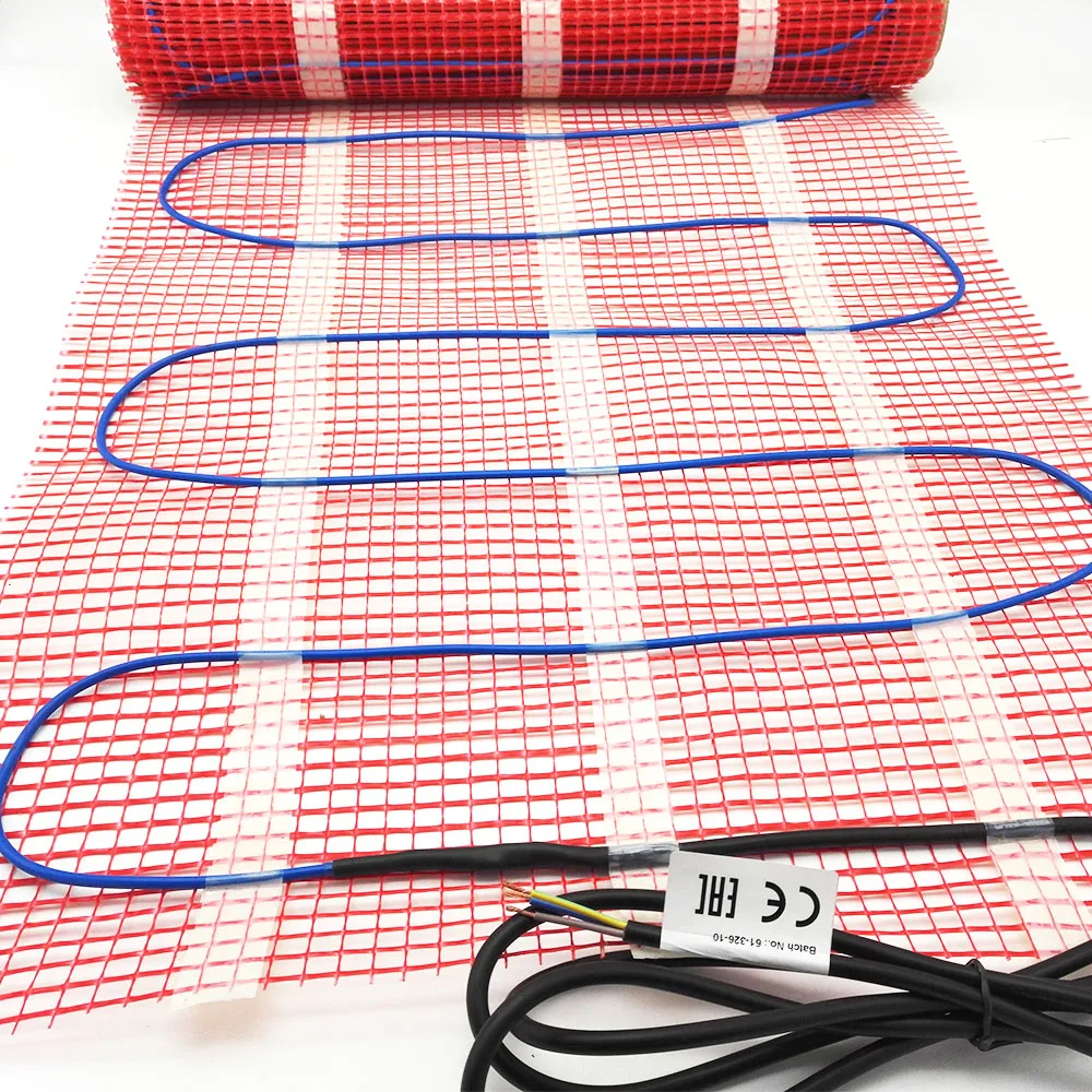 

Minco Heat Brand Water-proof Under Tile Cement Floor Heating Laminate Floor Heating with WifI Thermostat Heating Mat 230V 150W