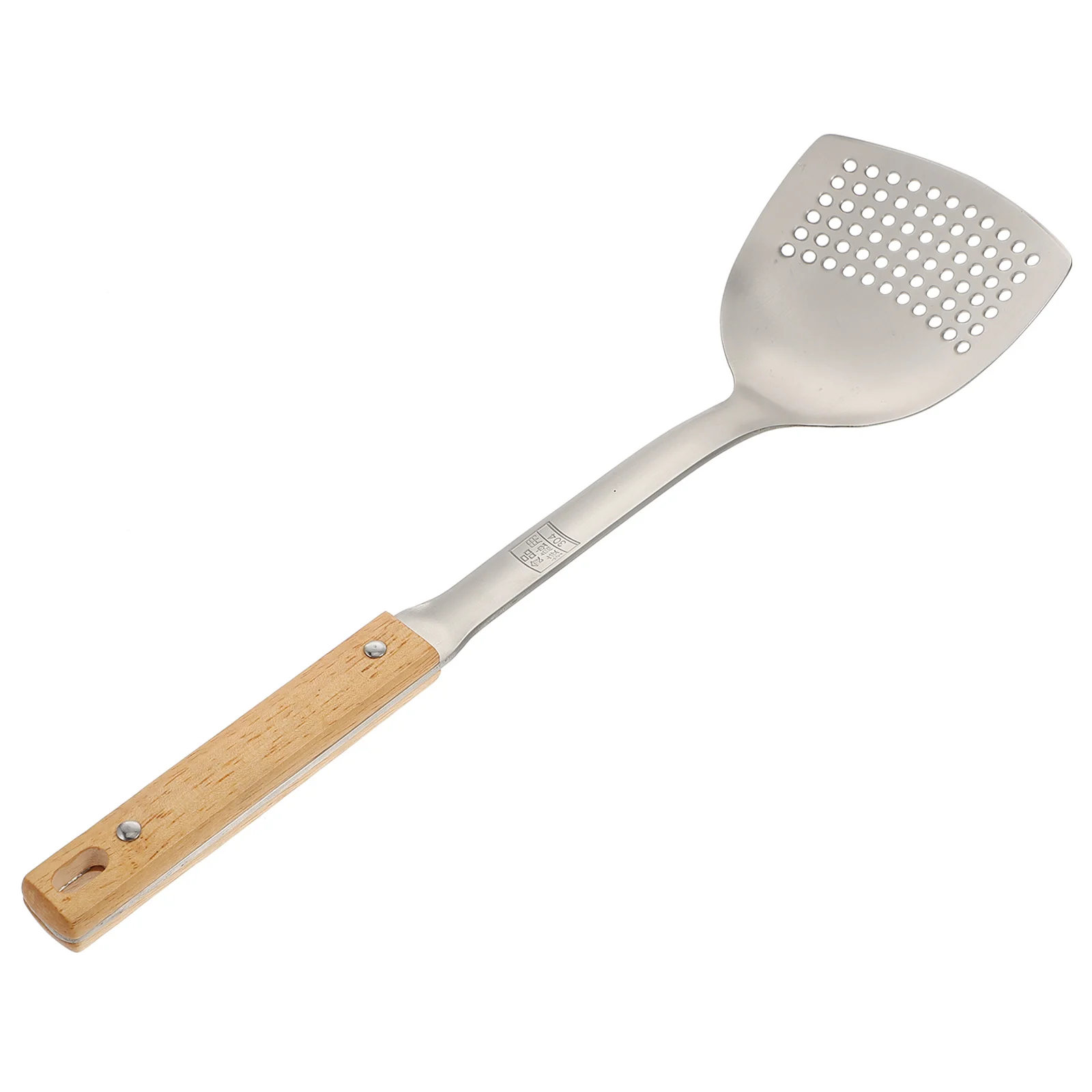 

Stainless Steel Wok Spatula Wooden Handle Cooking Spatula Kitchen Cooking Utensil