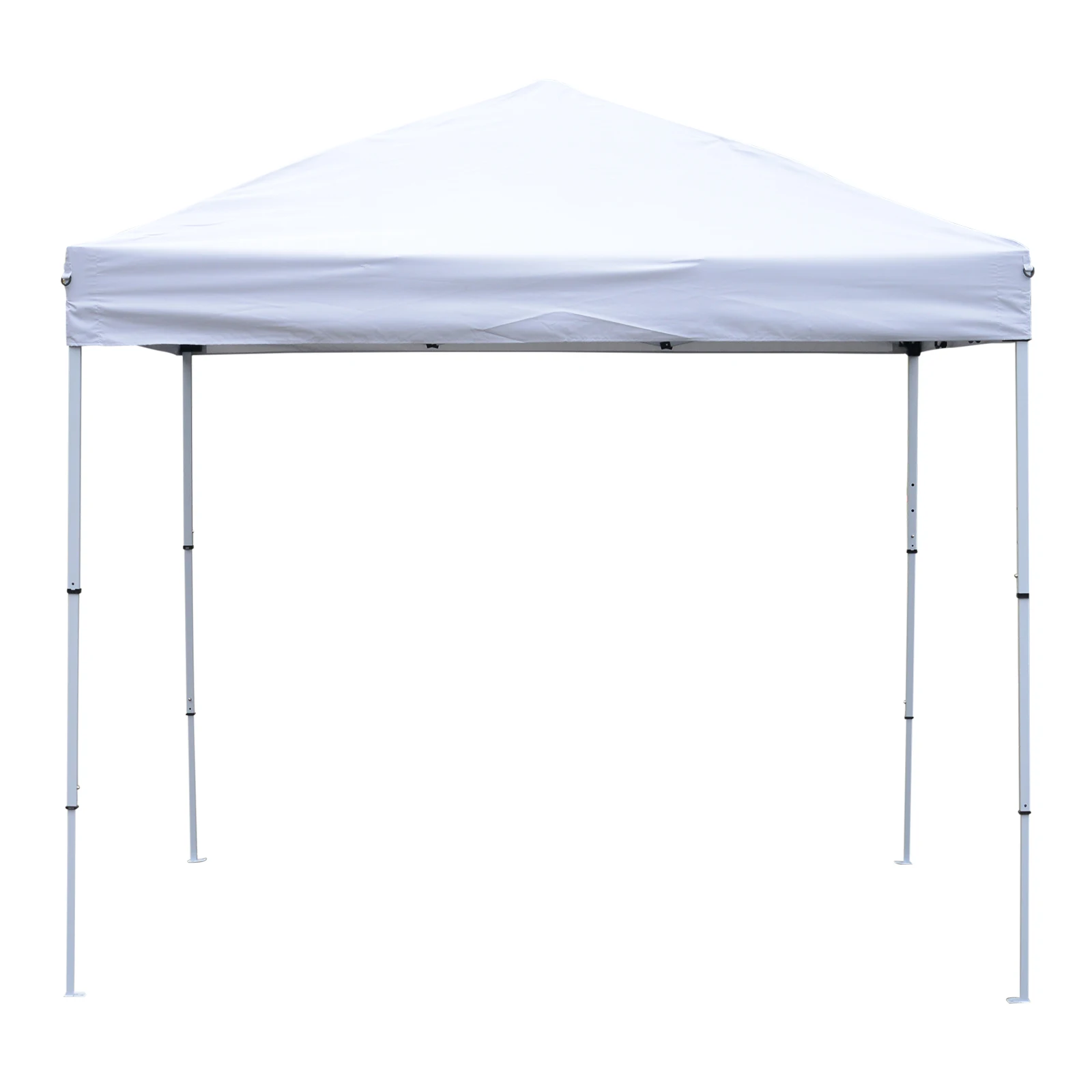 Outsunny Folding Gazebo Waterproof with Strings and pegs coating Oxford Cloth 2.5x2.5 m White | Дом и сад