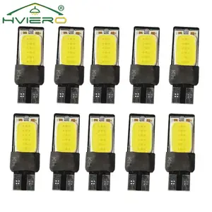 10X Белый Синий Красный авто Led 194 DC 12V COB Canbus без ошибок чтения ламп боковой маркер резервный парковочный сигнал багажник дальнего света