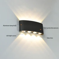 led wall lamp outdoor ip65 waterproof up down wall light for home stair bedroom bedside bathroom corridor lighting lights