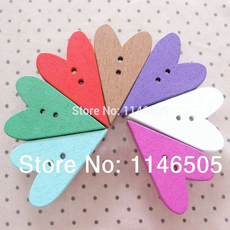 Для выведения токсинов 40 шт Природный Хороший с деревянными пуговицами 32*21 мм