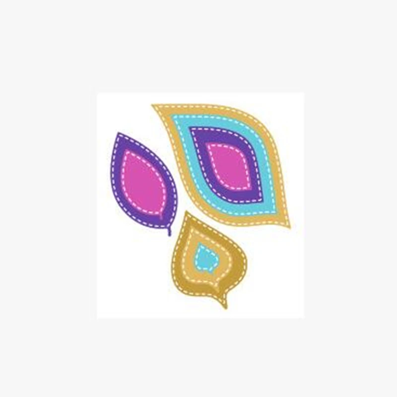 YINISE прямоугольная рамка металлические режущие штампы для трафареты